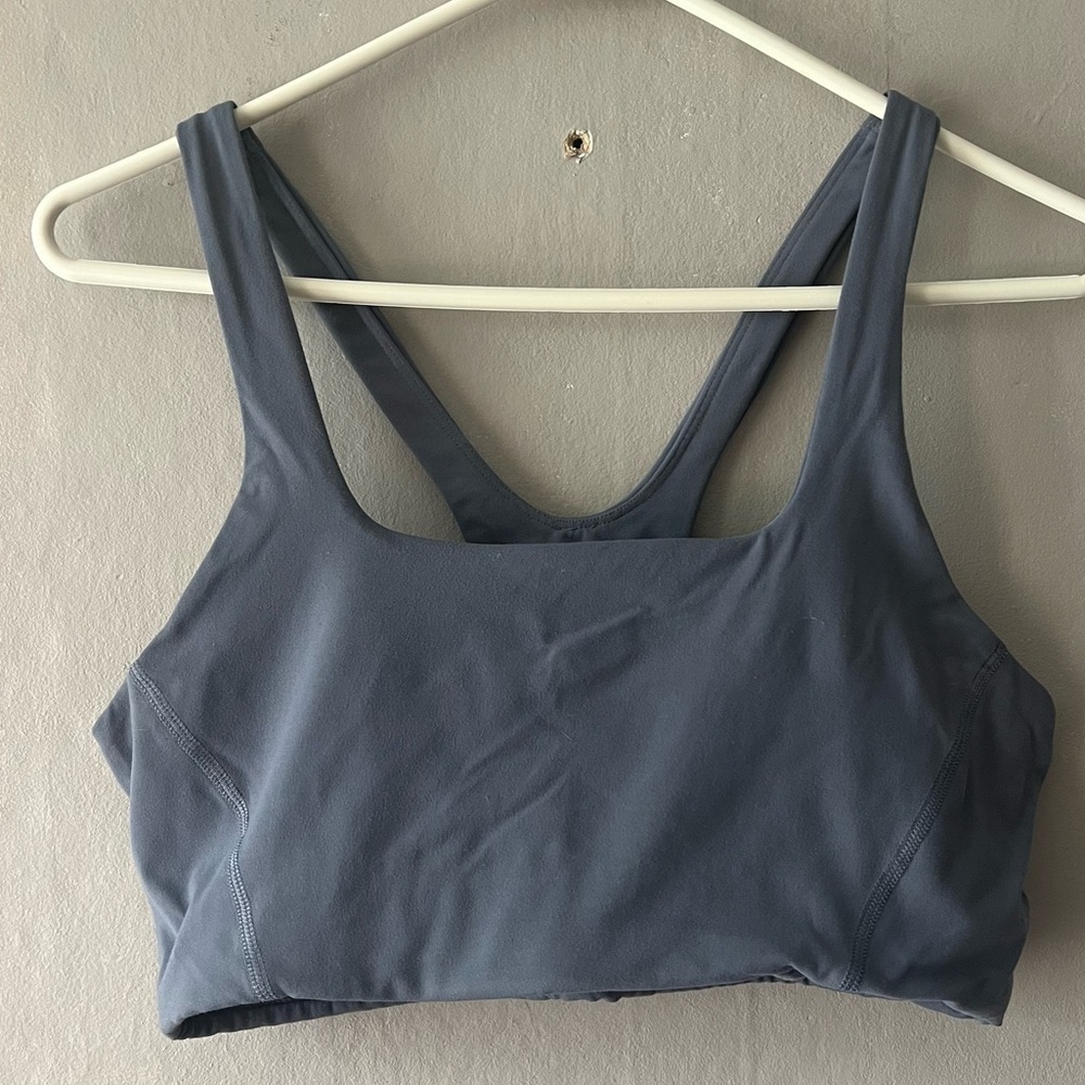 Free People Movement Dusty Blue Epic Mini Bra Size Large